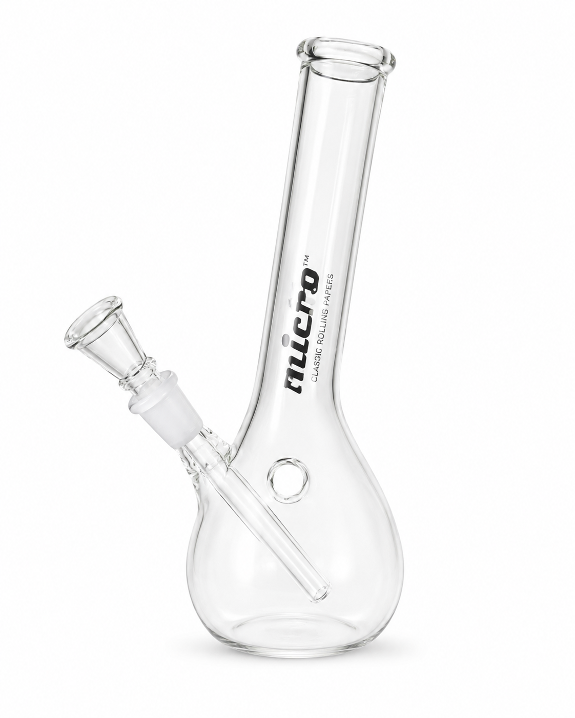 Micro Glass Bong 01182 – Clear, 22 cm