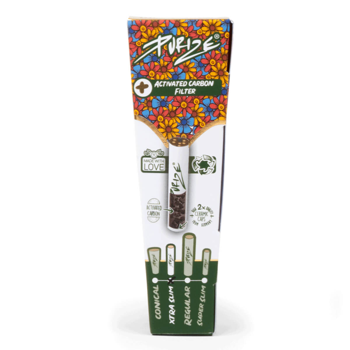 PURIZE Pre-rolled Cones XTRA Slim — Pack of 3 Cones — XTRA Slim